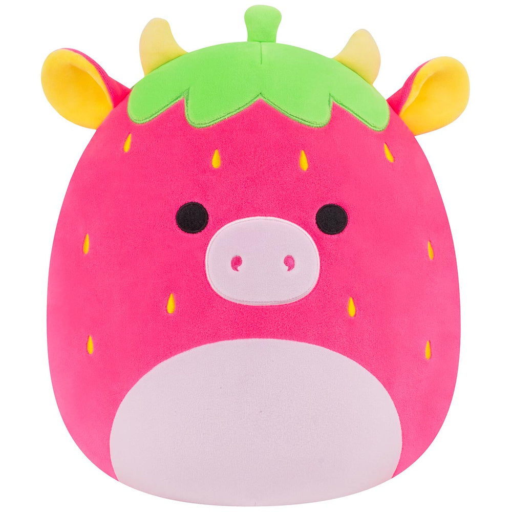 Squishmallows 12" Cleary the Hot Pink Strawberry Cow | Jazwares / Squishmallows Squad
