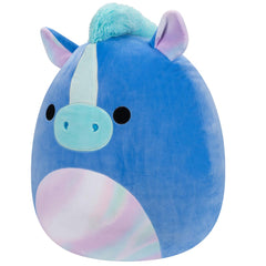 Squishmallows 16" Mythical Creature Romano the Blue Hippocampus | Jazwares / Squishmallows Squad