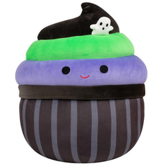 Squishmallows 12" Kurt the Black Cupcake With Green and Purple Frosting | Jazwares / Squishmallows Squad