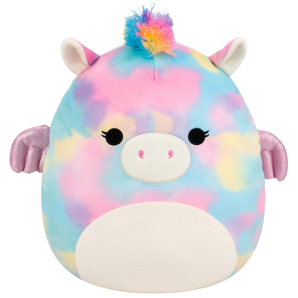 Squishmallows 14" Jaime the Rainbow Tie-Dye Pegasus | Jazwares / Squishmallows Squad