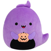 Squishmallows 12" Jordon the Purple Ghost Holding Jack O'Lantern | Jazwares / Squishmallows Squad