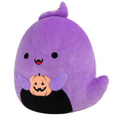 Squishmallows 12" Jordon the Purple Ghost Holding Jack O'Lantern | Jazwares / Squishmallows Squad