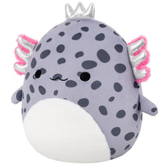 Squishmallows 12" Avana the Spotted Axolotl with Silver Crown | Jazwares / Squishmallows Squad