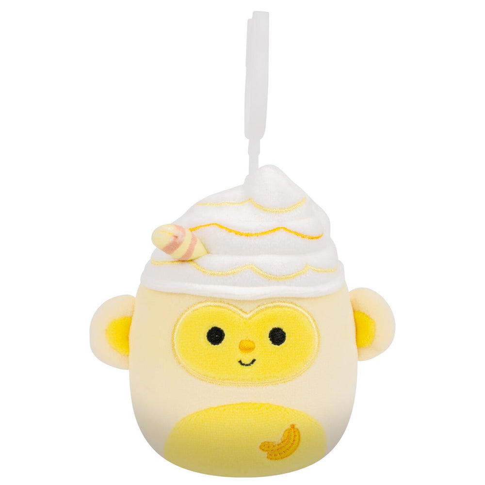 Squishmallows 3.5" Pierogi the Banana Monkey Shake Clip | Jazwares / Squishmallows Category| Squad