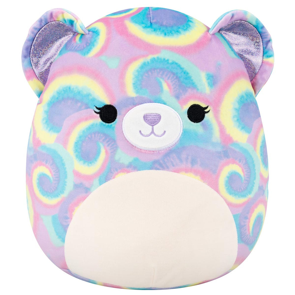 Squishmallows 12" Jonessa the Purple Psychedelic Tie-Dye Bear | Jazwares / Squishmallows Squad