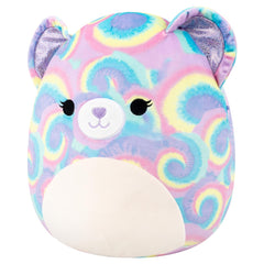 Squishmallows 12" Jonessa the Purple Psychedelic Tie-Dye Bear | Jazwares / Squishmallows Squad