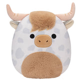 Squishmallows 12" Borsa Spotted Highland Cow | Jazwares / Squishmallows Squad