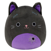 Squishmallows 8" Autumn the Black Cat with Purple Belly | Jazwares / Squishmallows Squad