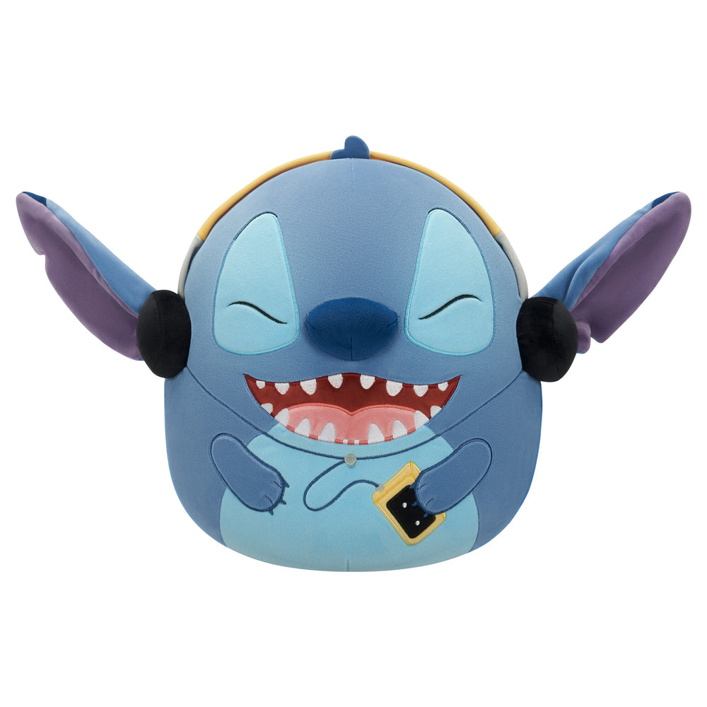 Squishmallows 14" Disney Stitch with Headphones | Jazwares / Squishmallows Category| Brand