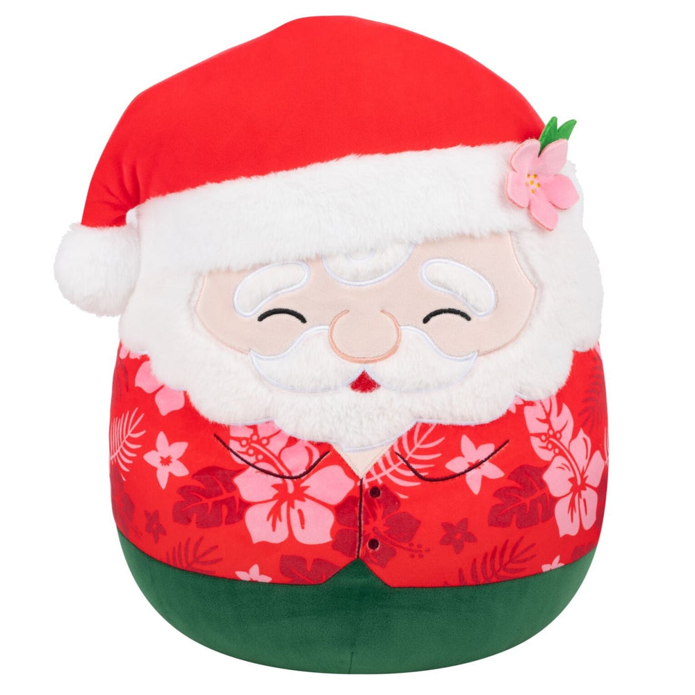 Squishmallows 14" Nick the Santa Claus in Red Hawaiian Shirt | Jazwares / Squishmallows Squad