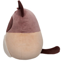Squishmallows 16" Woodward the Brown and Tan Snowshoe Cat | Jazwares / Squishmallows Squad