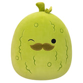Squishmallows 12" Charles Pickle with Mustache | Jazwares / Squishmallows Squad