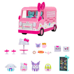 Squish-a-longs Hello Kitty Cafe Truck Playset | Jazwares / Squishmallows Brand