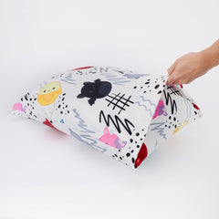 "Squish Vibes" White SquishPillow Pillowcase (Standard) / Squishmallows Category