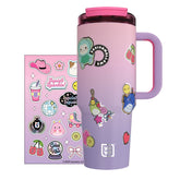 Squishmallows Sticker Bomb Tumbler with Straw / Squishmallows Category