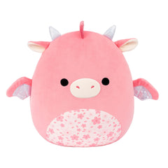 Squishmallows 14" Aegi the Pink Dragon with Sakura Print Belly | Jazwares / Squishmallows Squad