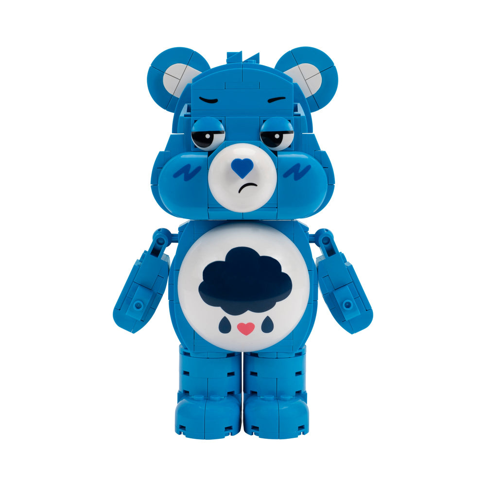Care Bears Grumpy Bear Building Set - 7-Inch Buildable Articulated Fig / Squishmallows Brand