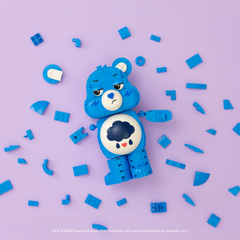 Care Bears Grumpy Bear Building Set - 7-Inch Buildable Articulated Fig / Squishmallows Brand