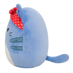 Squishmallows 5" Carizma the Blue Tabby Cat with Headband | Jazwares / Squishmallows Squad