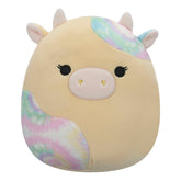 Squishmallows 12" Rina the Yellow Cow with Tie Dye Spots | Jazwares / Squishmallows Squad