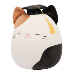 Squishmallows 12" Cam the Calico Cat in Graduation Cap | Jazwares / Squishmallows Squad