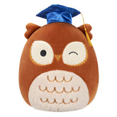 Squishmallows 12" Arella the Brown Owl in Graduation Cap | Jazwares / Squishmallows Squad