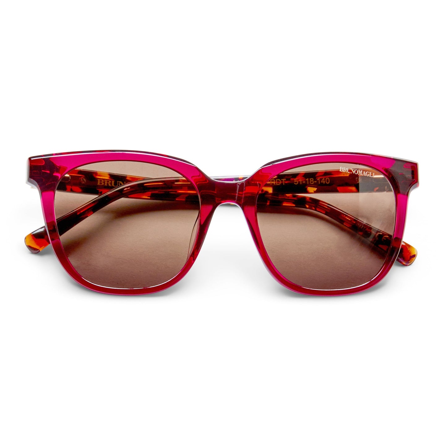 Bruno Magli Monas Limited Edition Women's Oversized sunglasses Red