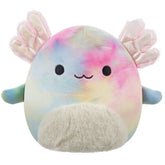 Squishmallows 11" Tinley the Rainbow Tie-Dye Axolotl | Jazwares / Squishmallows Squad