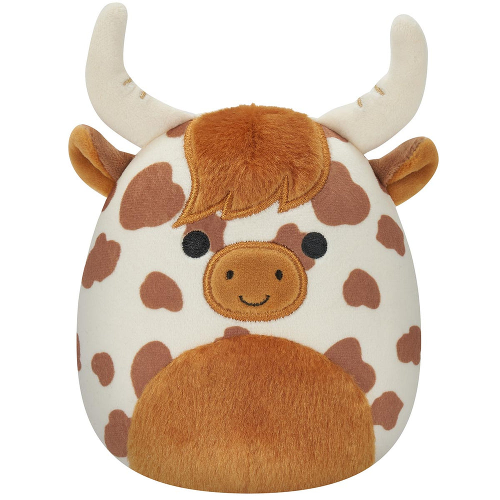 Squishmallows Alonzo the Brown Spotted Highland Cow | Jazwares / Squishmallows Squad