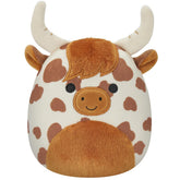 Squishmallows Alonzo the Brown Spotted Highland Cow | Jazwares / Squishmallows Squad