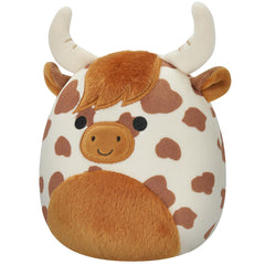 Squishmallows Alonzo the Brown Spotted Highland Cow | Jazwares / Squishmallows Squad