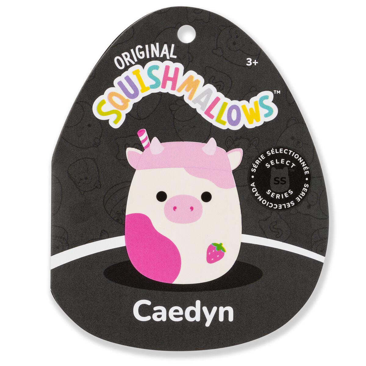 Squishmallows 8" Select Series Caedyn the Strawberry Milk Scented Cow | Jazwares / Squishmallows   Category