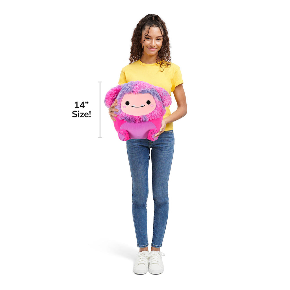 Squishmallows 14" Woxie Magenta Bigfoot | Jazwares / Squishmallows   Squad