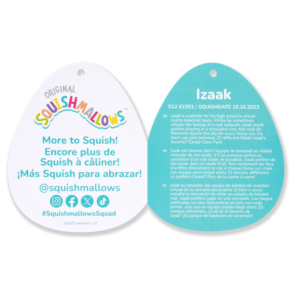 Squishmallows 12" Izaak the Blue Slushy | Jazwares / Squishmallows   Category|  Squad