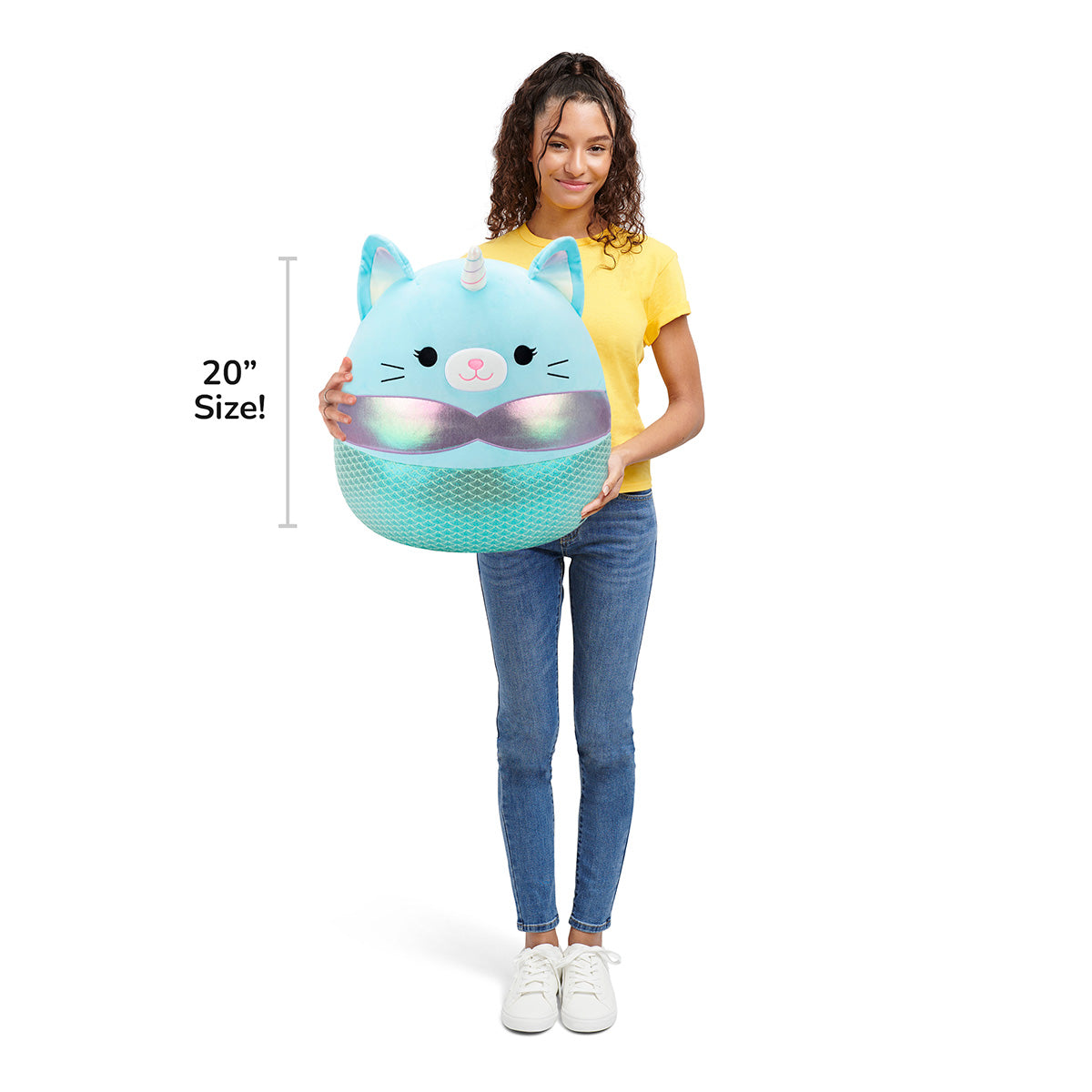 Squishmallows 20" Svetlana the Teal Caticorn Mermaid | Jazwares / Squishmallows   Category|  Squad