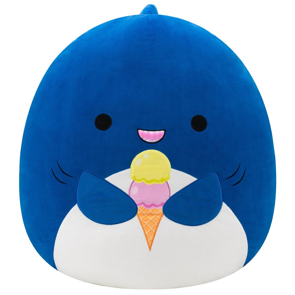 Squishmallows 20" Mav the Blue Shark Holding Ice Cream | Jazwares / Squishmallows   Category
