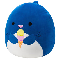 Squishmallows 20" Mav the Blue Shark Holding Ice Cream | Jazwares / Squishmallows   Category
