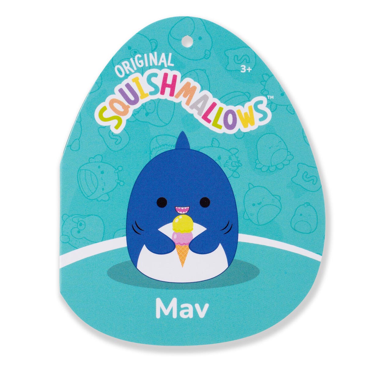 Squishmallows 20" Mav the Blue Shark Holding Ice Cream | Jazwares / Squishmallows   Category