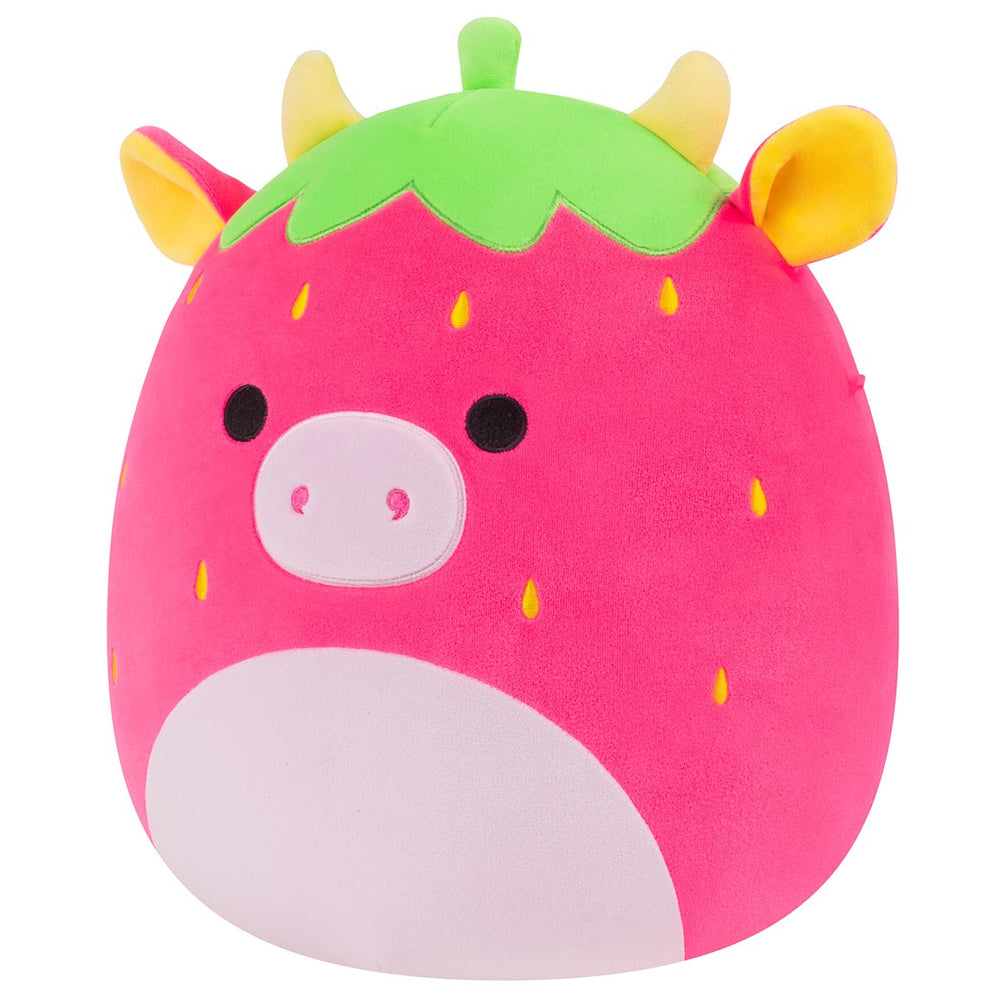 Squishmallows 12" Cleary the Hot Pink Strawberry Cow | Jazwares / Squishmallows   Squad