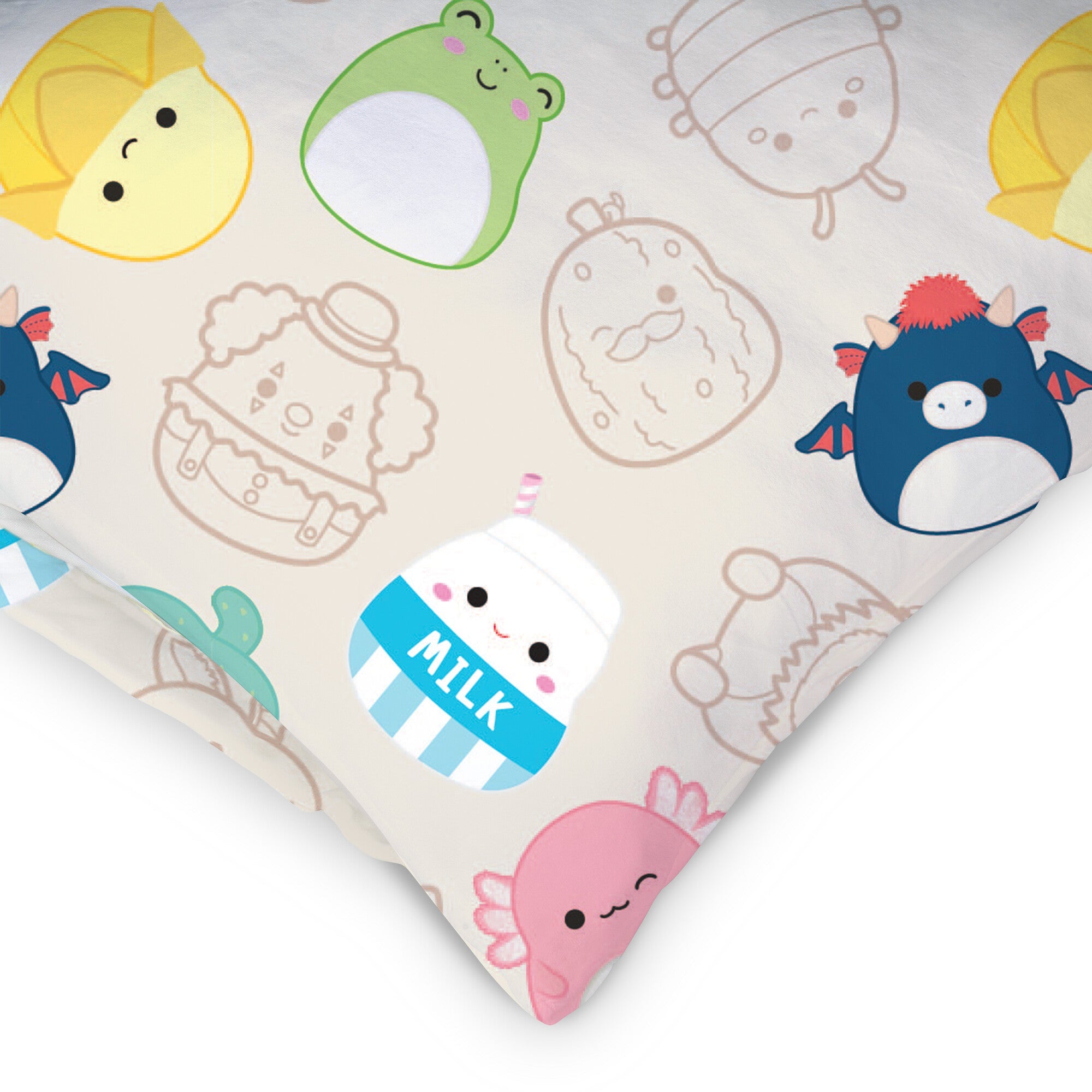 SquishPillow Pillow Case Restie Besties | Jazwares / Squishmallows   Category