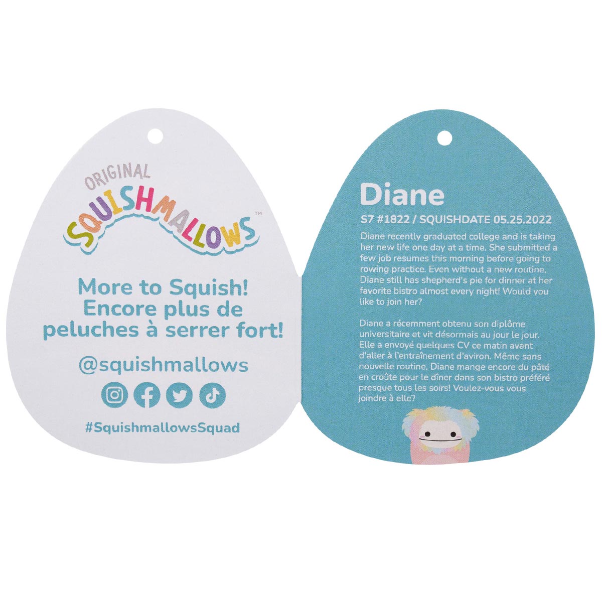 Squishmallows 20" Diane the Peach Bigfoot | Jazwares / Squishmallows   Category|  Squad