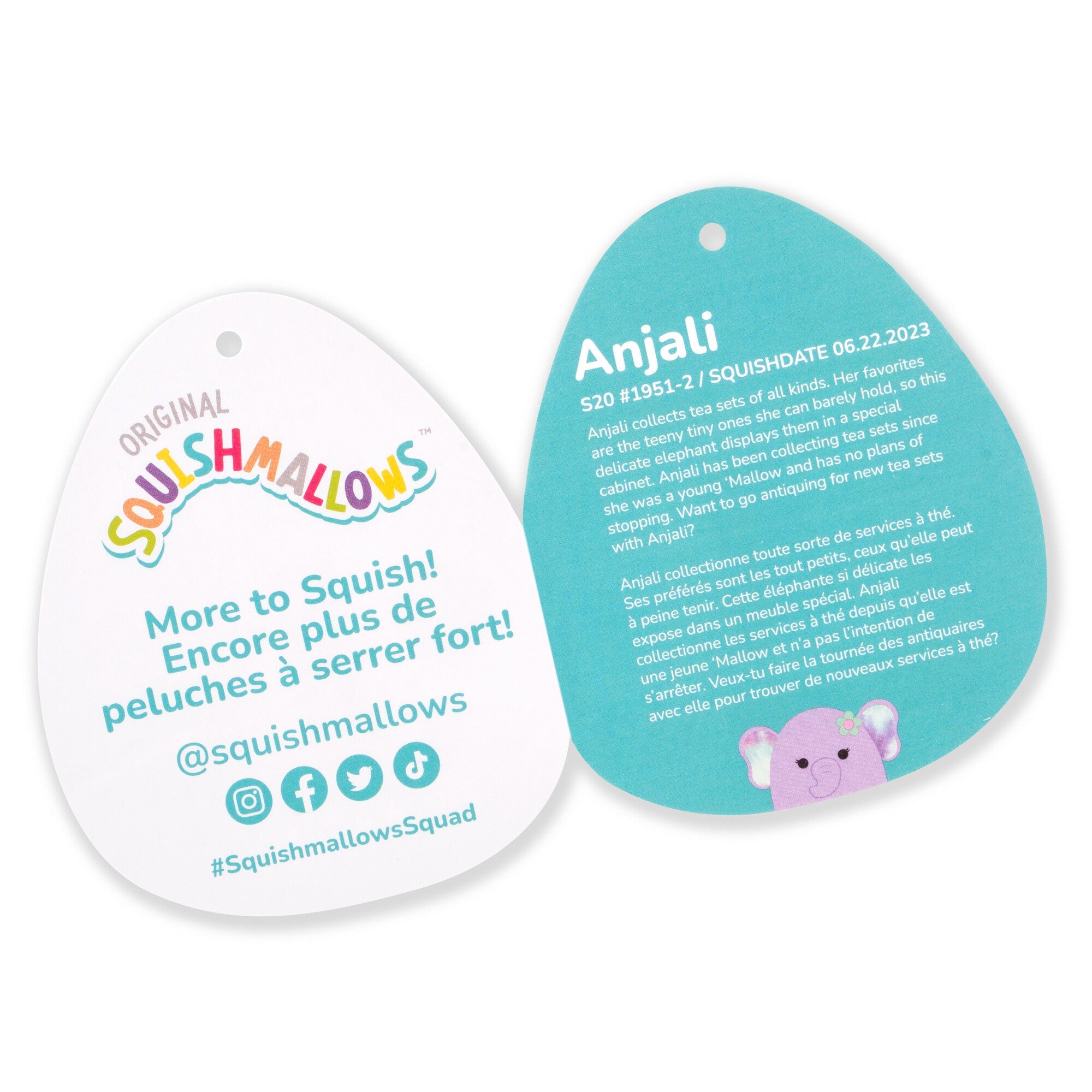 Squishmallows 20" Anjali the Purple Elephant | Jazwares / Squishmallows   Category|  Squad