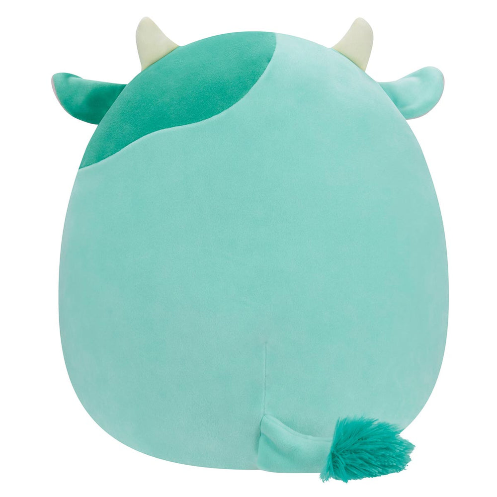 Squishmallows 14" Seamus the Green Cow with Fuzzy Belly | Jazwares / Squishmallows   Squad