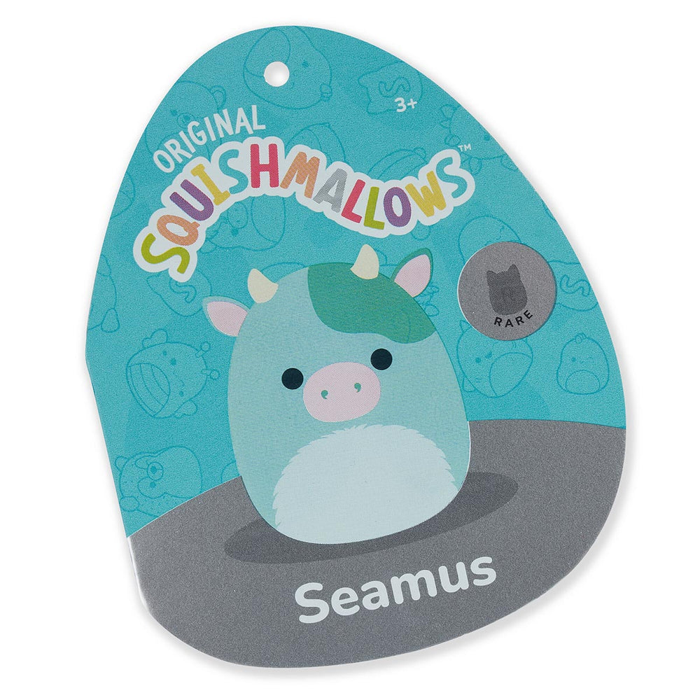 Squishmallows 14" Seamus the Green Cow with Fuzzy Belly | Jazwares / Squishmallows   Squad