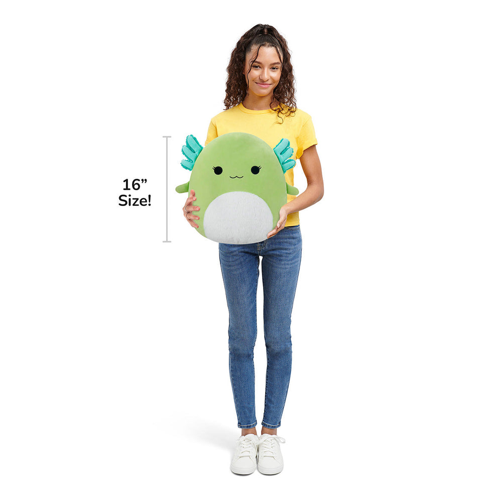 Squishmallows 16" Mipsy the Green Axolotl | Jazwares / Squishmallows   Squad