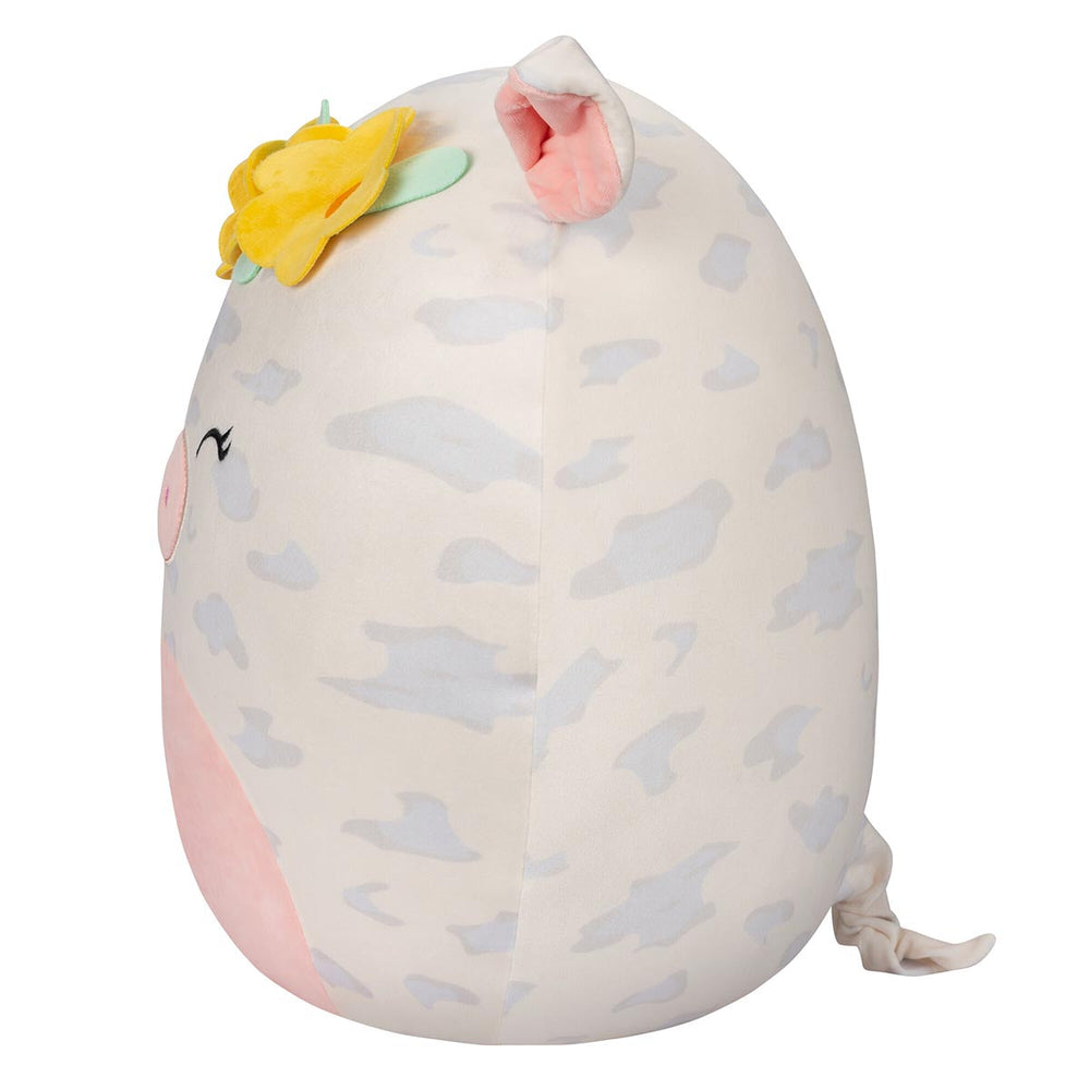 Squishmallows 16" Rosie the Spotted Pig with Yellow Flower Crown | Jazwares / Squishmallows   Squad