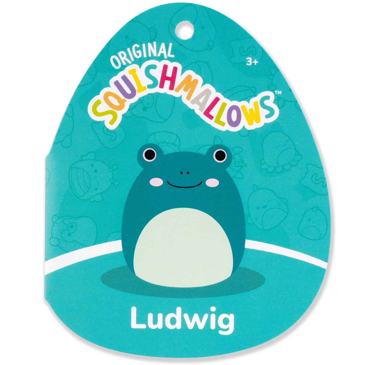 Squishmallows 12" Ludwig the Teal Frog with Mint Green Belly | Jazwares / Squishmallows   Squad