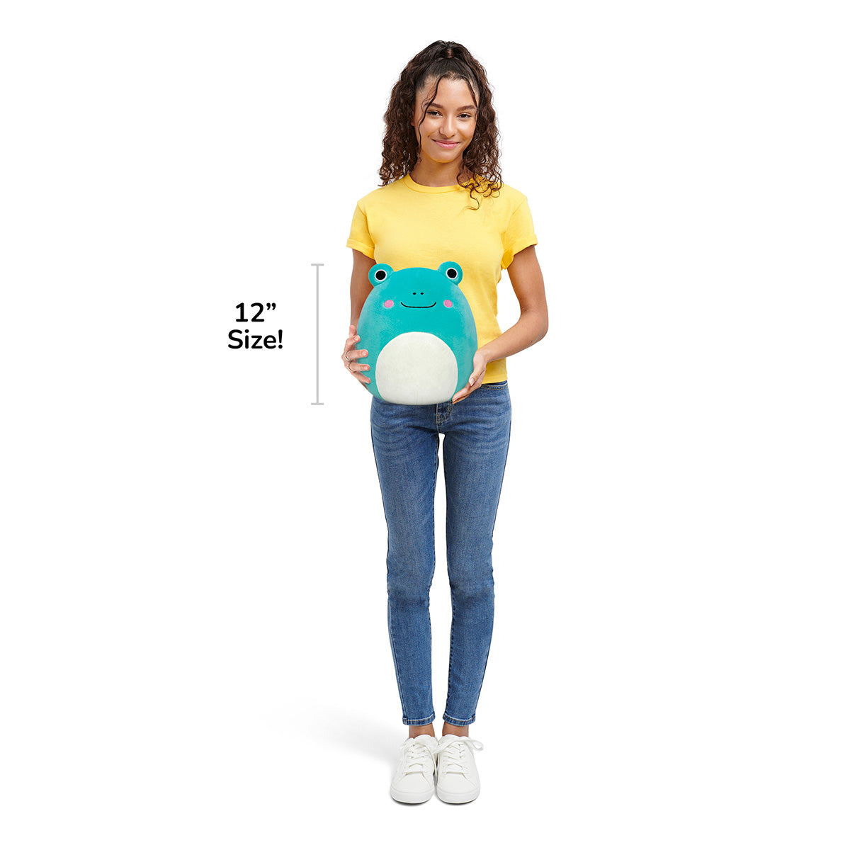 Squishmallows 12" Ludwig the Teal Frog with Mint Green Belly | Jazwares / Squishmallows   Squad