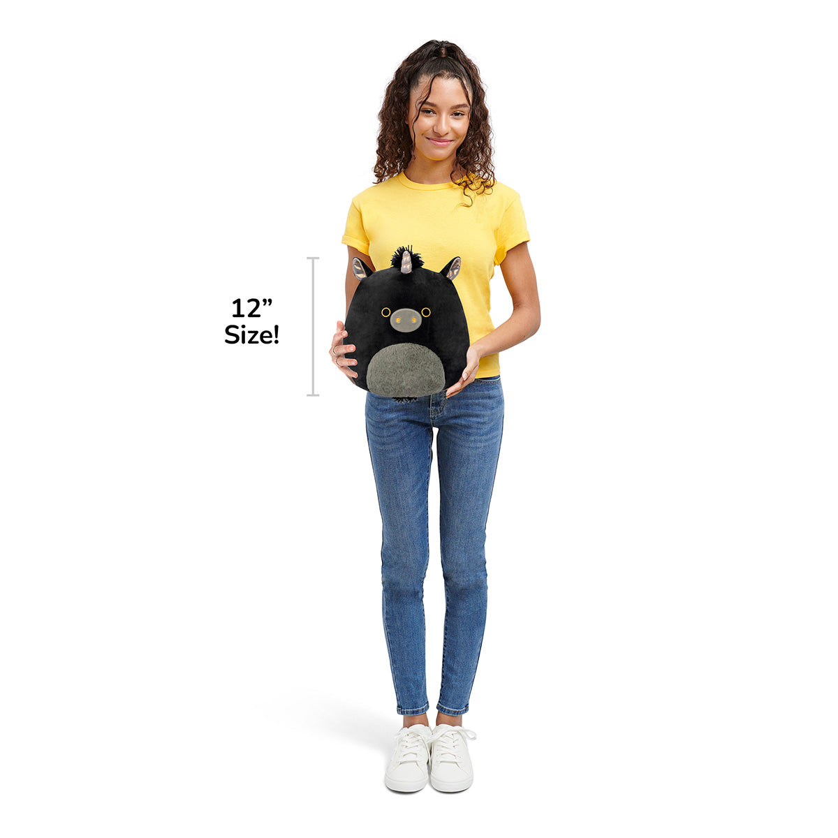 Squishmallows 12" Nicolita the Black and Gold Unicorn | Jazwares / Squishmallows   Squad