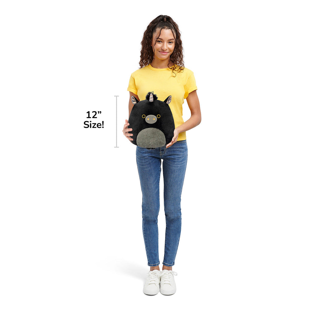 Squishmallows 12" Nicolita the Black and Gold Unicorn | Jazwares / Squishmallows   Squad